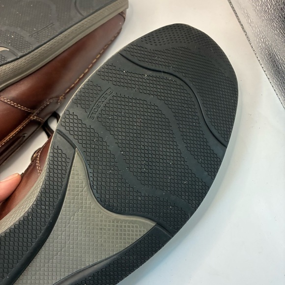 FLORSHEIM Great Lakes Moc Toe Oxford Loafers Brown Leather Men's Size 13 wide - Picture 11 of 13